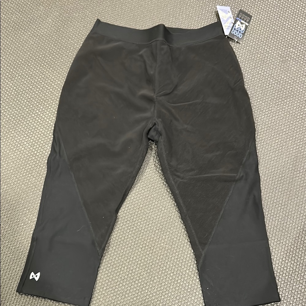 Nux Black Mesh Leggings